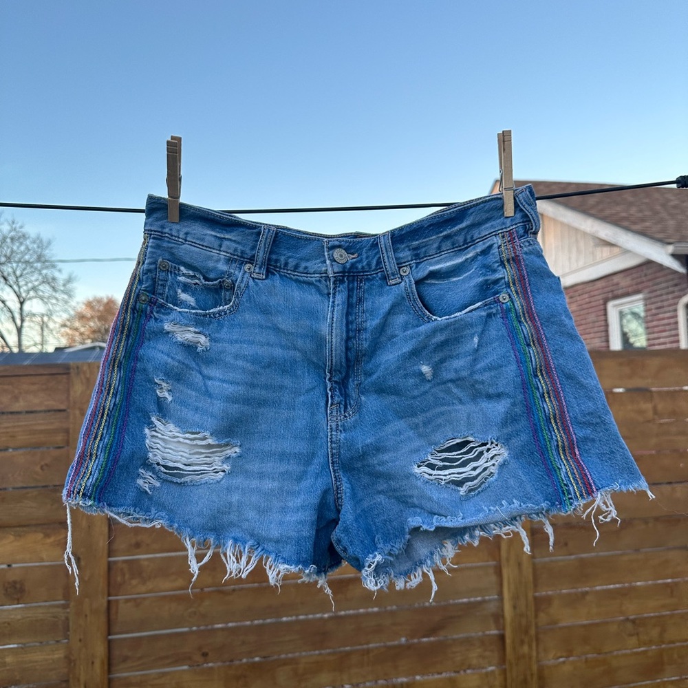 American Eagle Rainbow Shorts